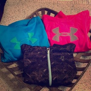 Kids under armor hoodies bundle